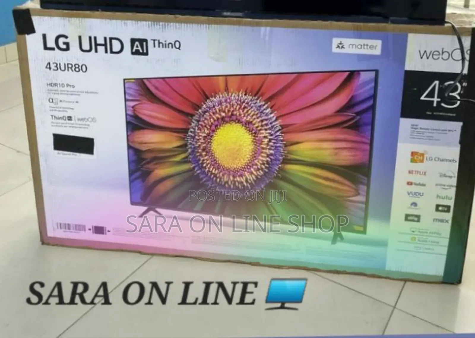 Lg 43" Uhd Smart Android Tv 10year Warranty