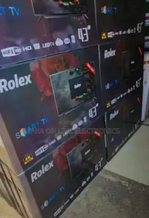 Rolex 43" Led Smart Tv Free Delivery 10year Warranty