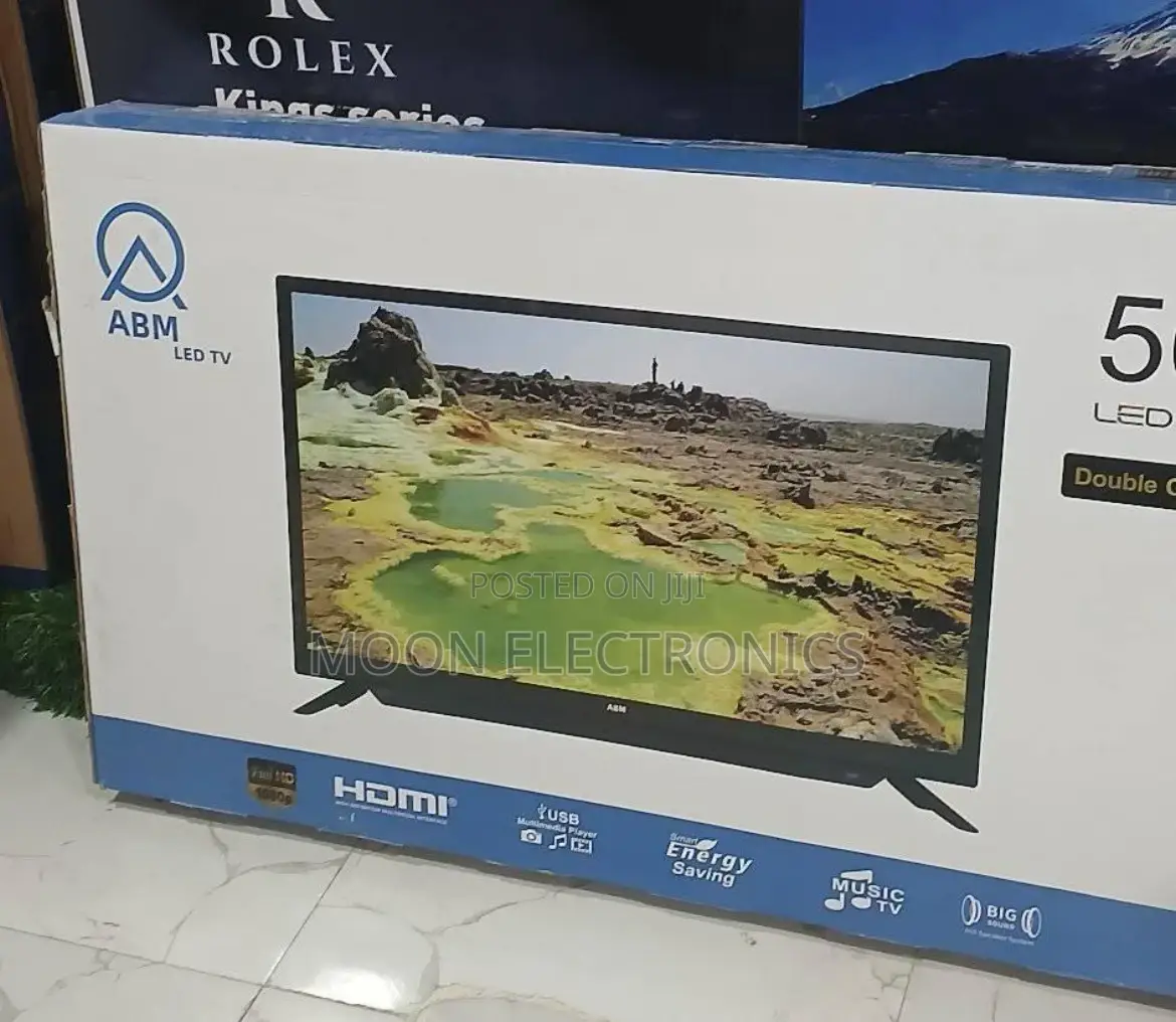 Abm 50′′ Smart Tv – Big Screen, Smart Features!