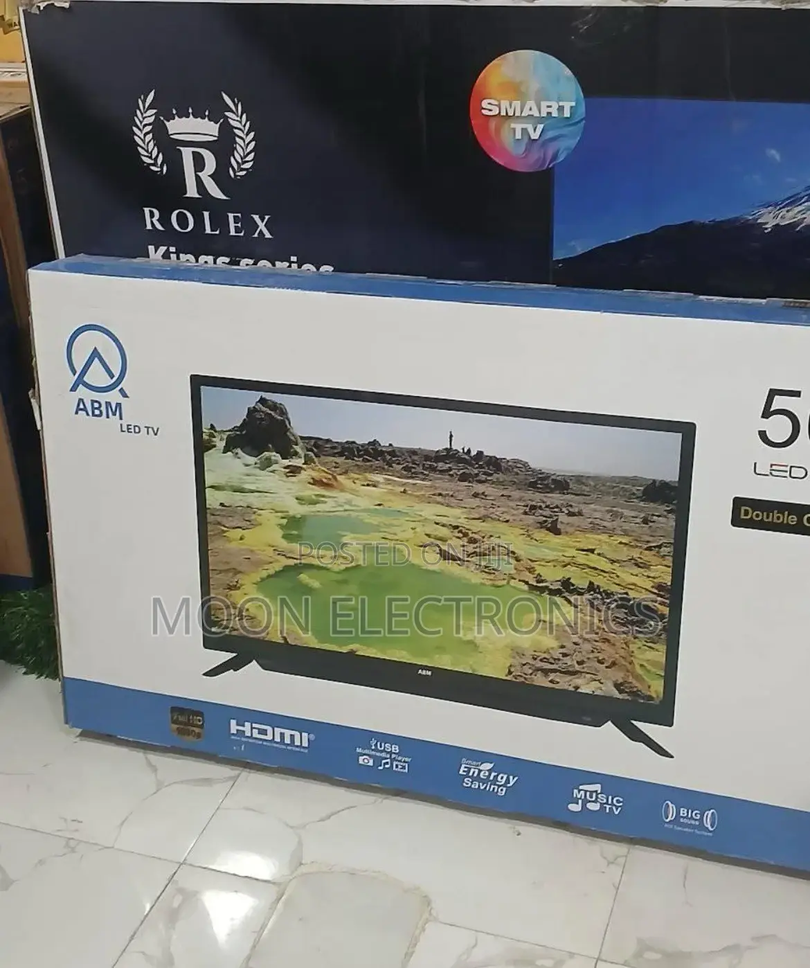 Abm 50′′ Smart Tv – Big Screen, Smart Features!