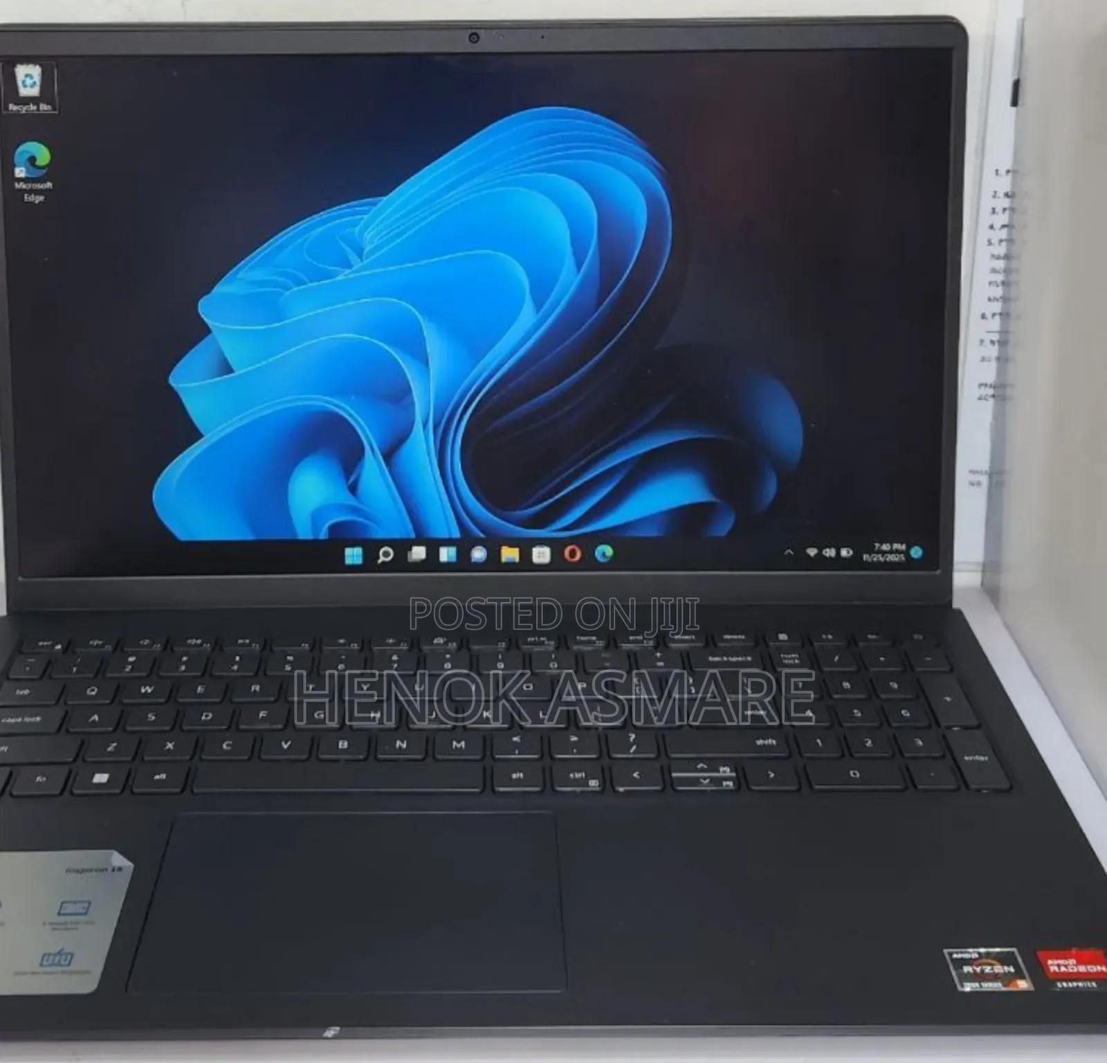 New Laptop Dell Inspiron 15 8GB AMD Ryzen 5 SSD 512GB