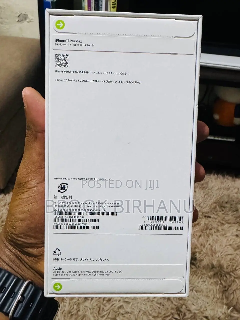 New Apple iPhone 17 Pro Max 256 GB Silver