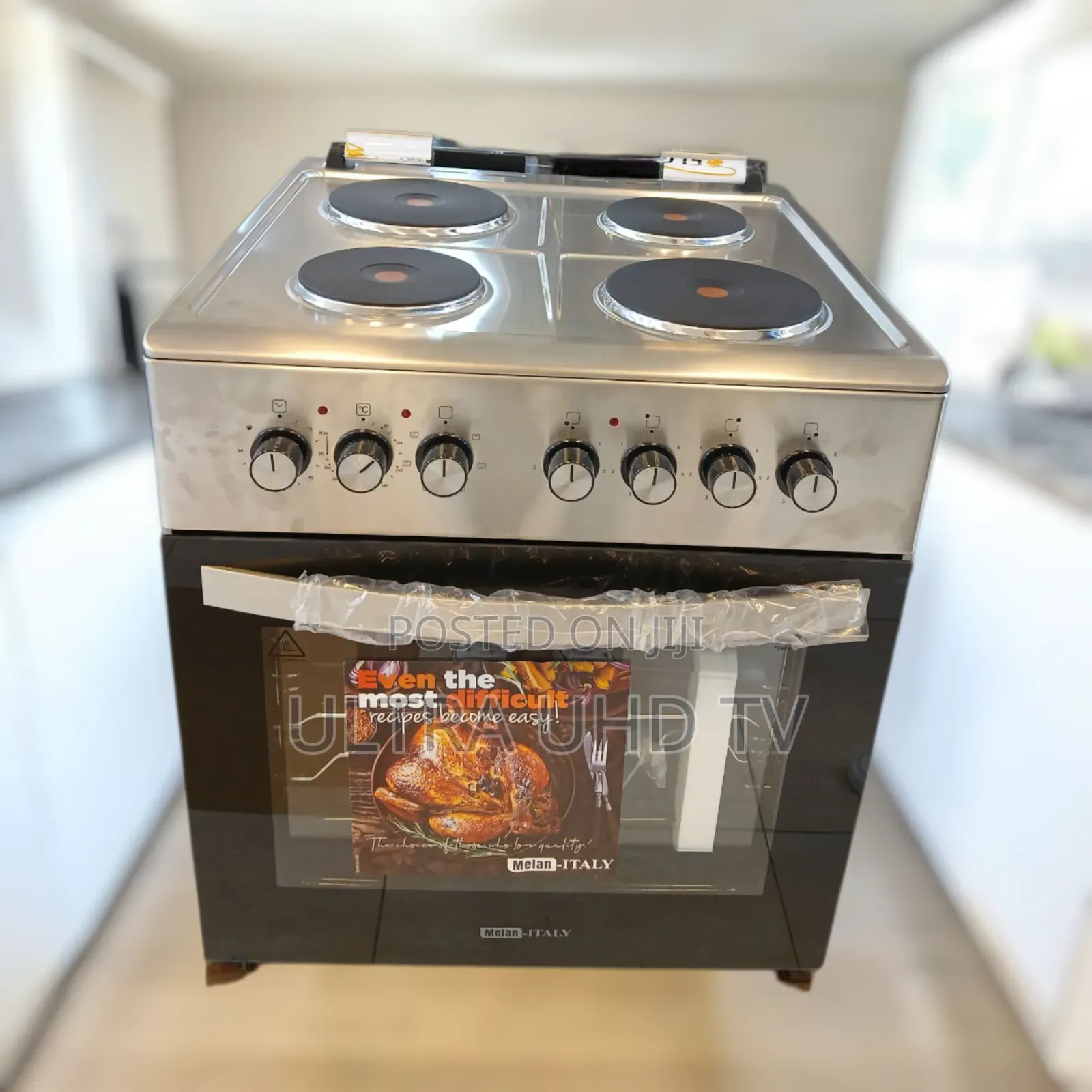Melan Oven 60/60 Stove 4gas Burner Orginal Latest Italy