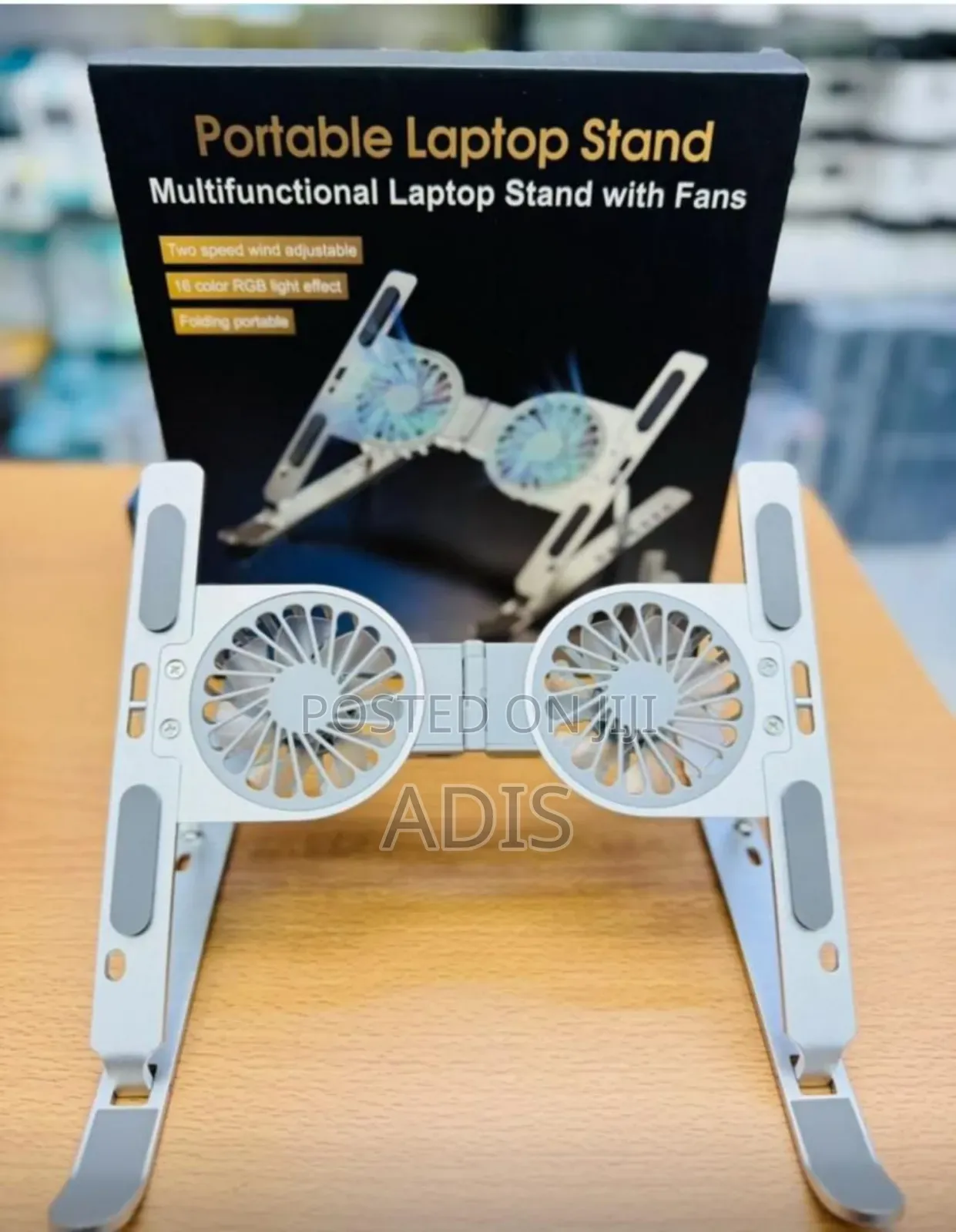 Portable Laptop Stand With Fans.