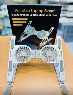 Portable Laptop Stand With Fans.