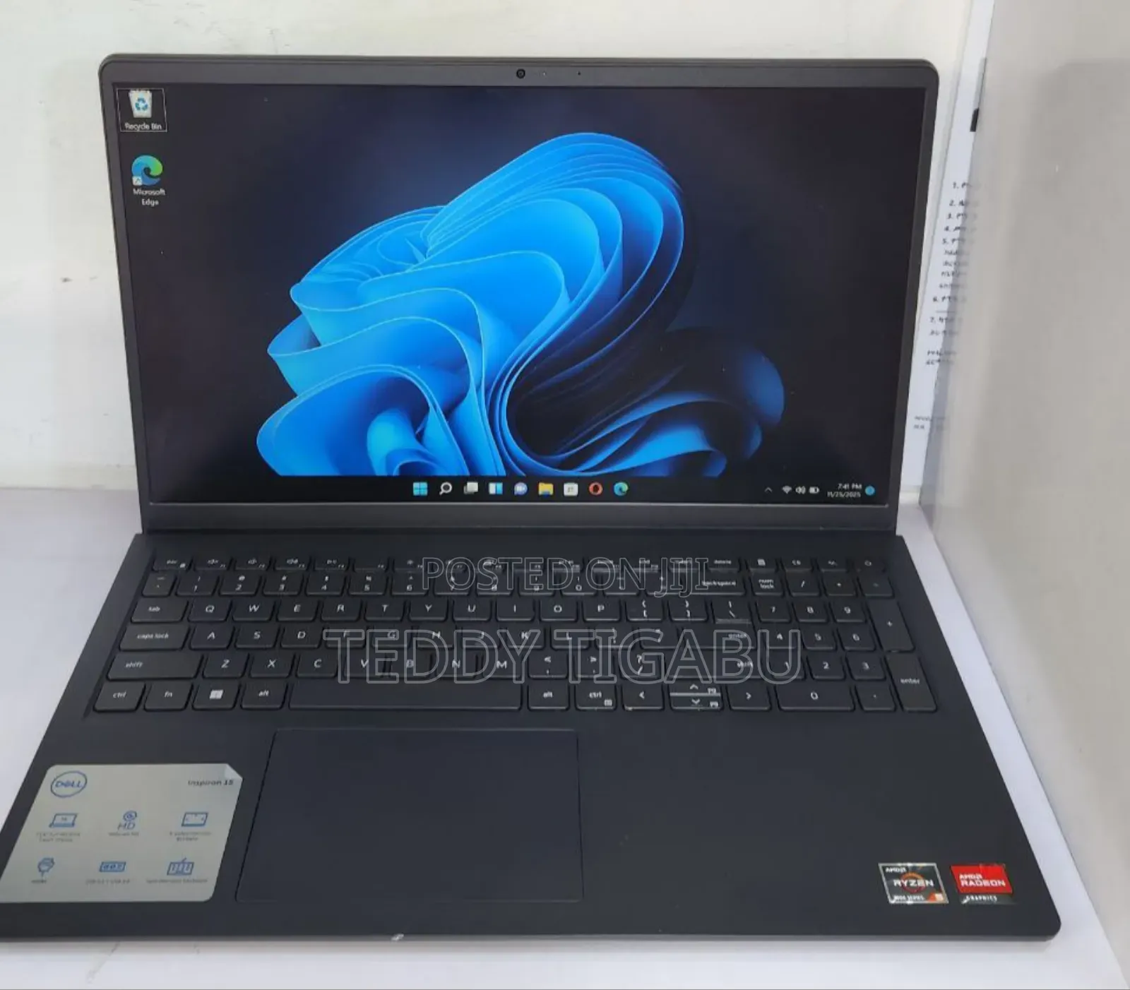 New Laptop Dell Inspiron 15 8GB AMD Ryzen 5 SSD 512GB