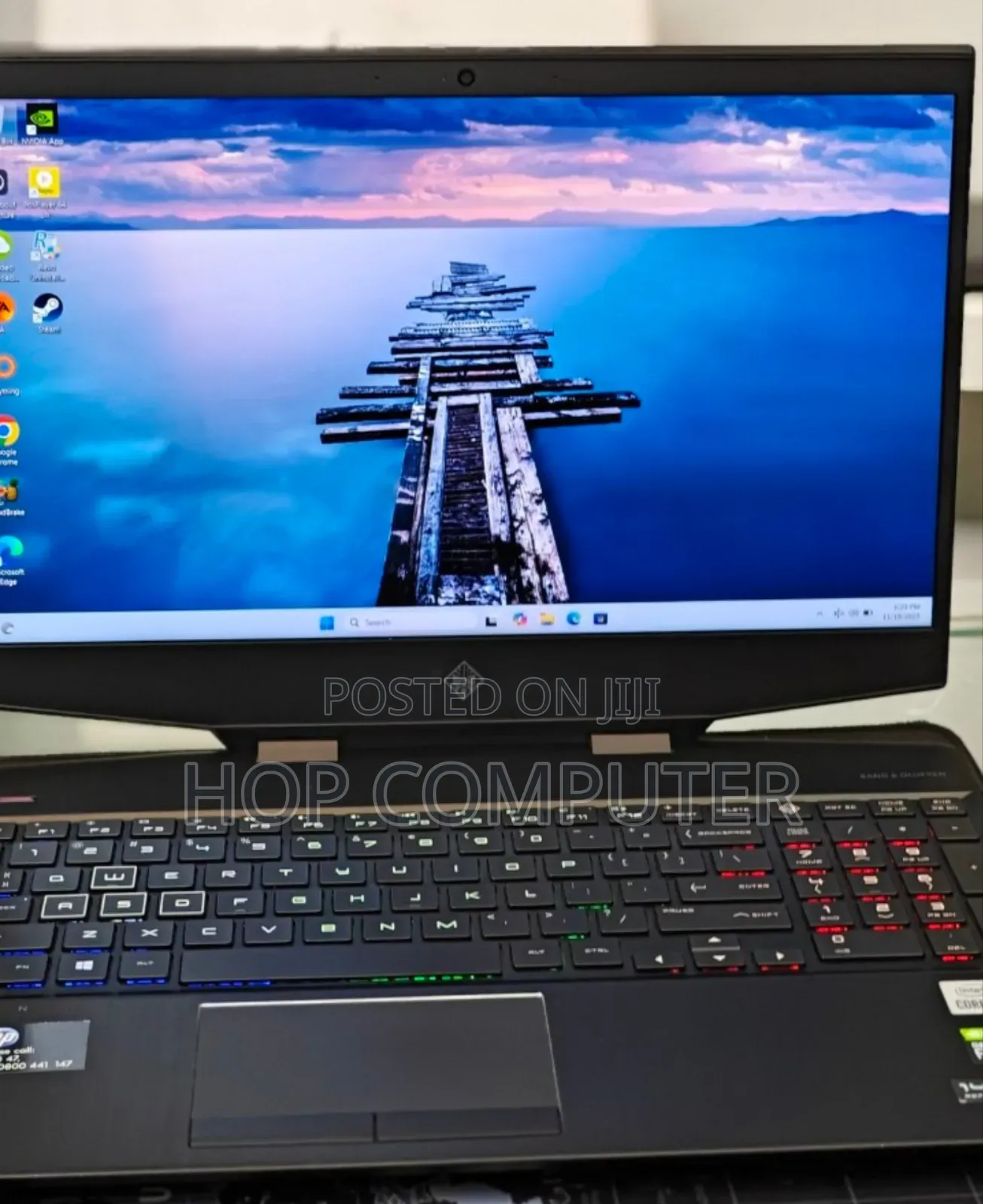 New Laptop HP Omen 15 16GB Intel Core I7 SSD 256GB