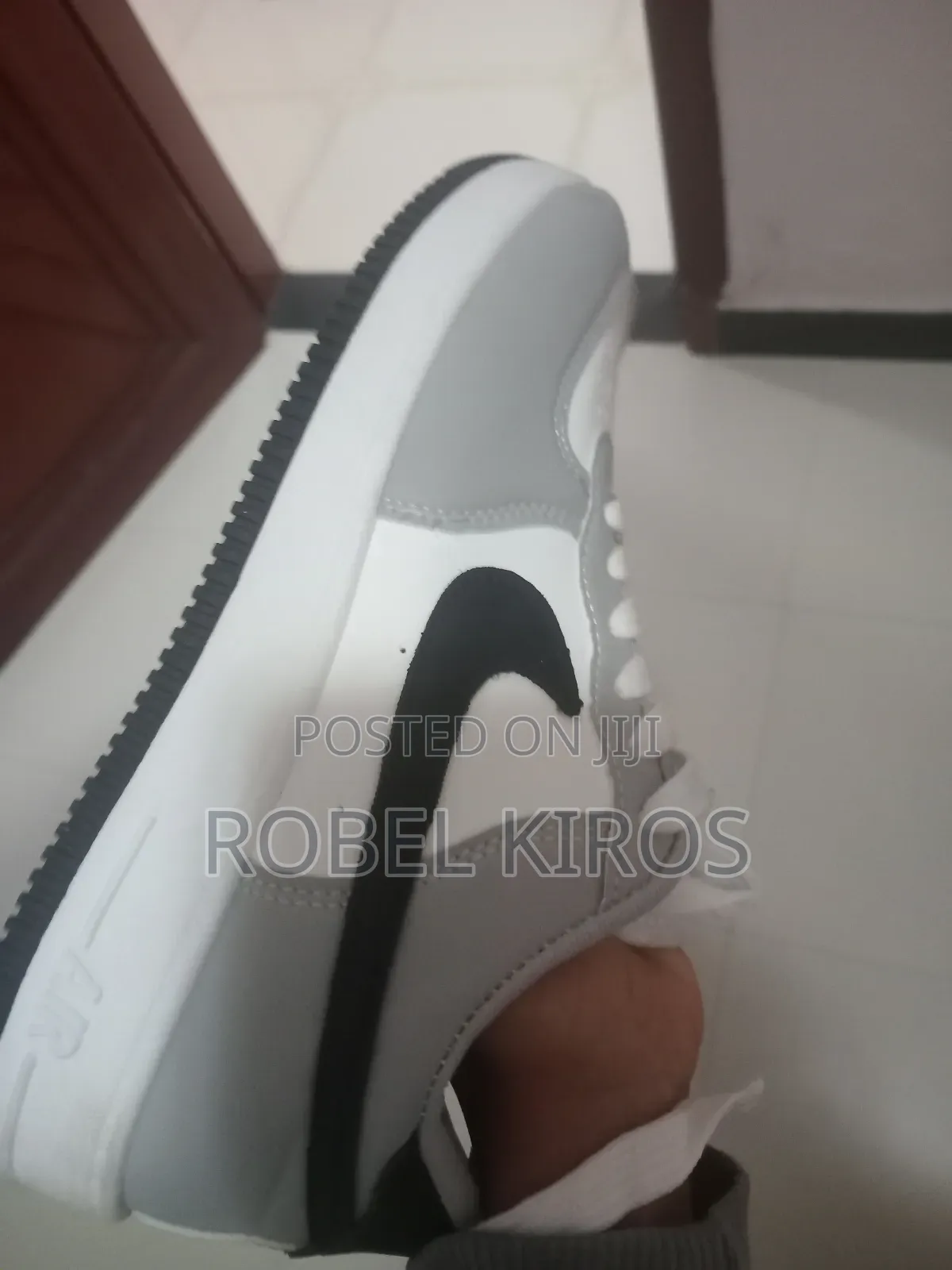 White and Black Air Force 1s