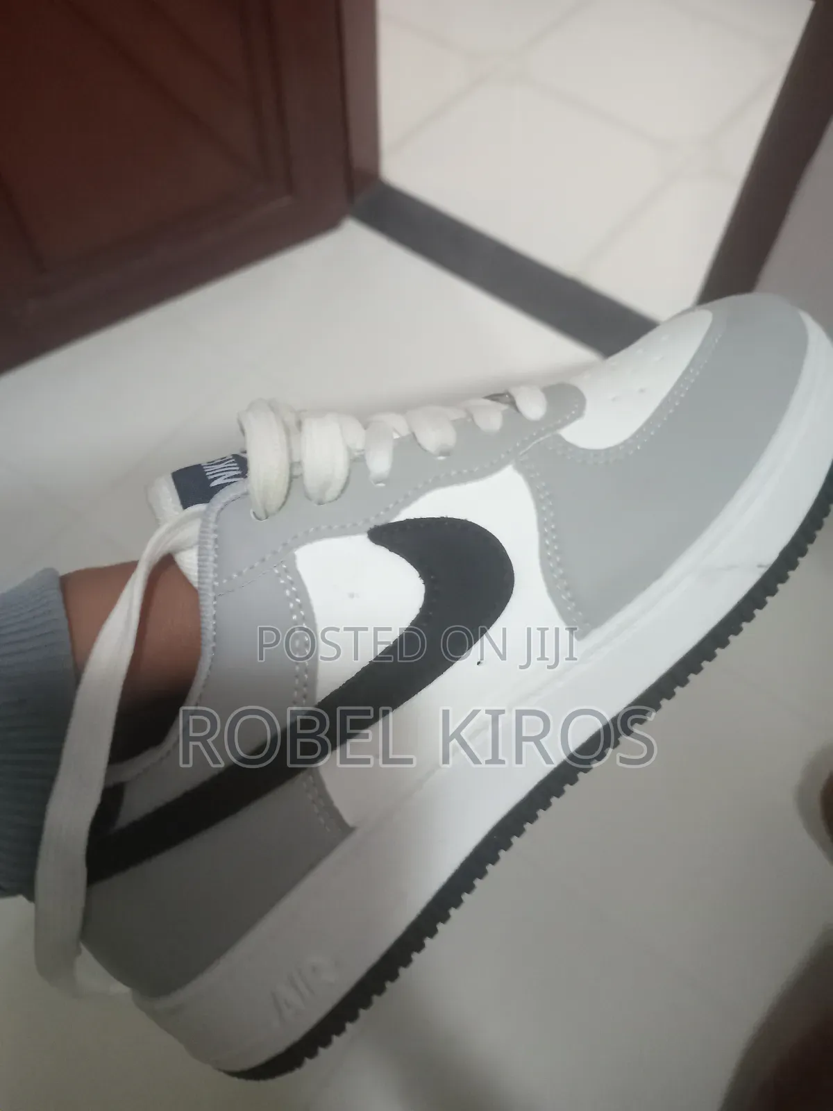 White and Black Air Force 1s