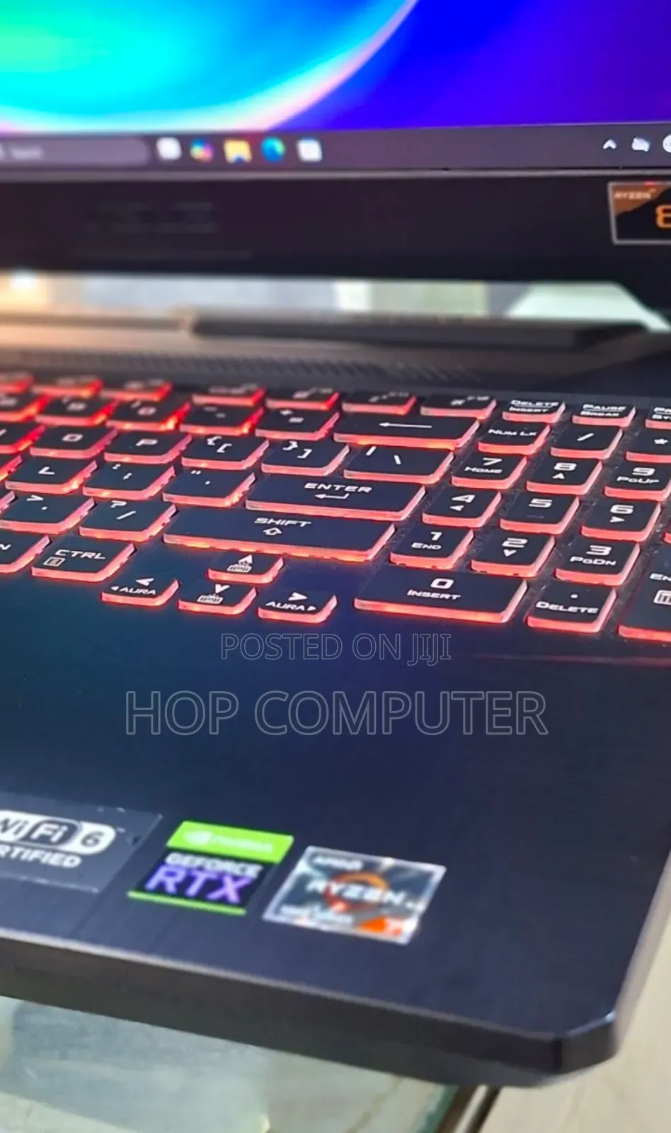 New Laptop Asus TUF Gaming A15 16GB AMD Ryzen 7 SSD 512GB