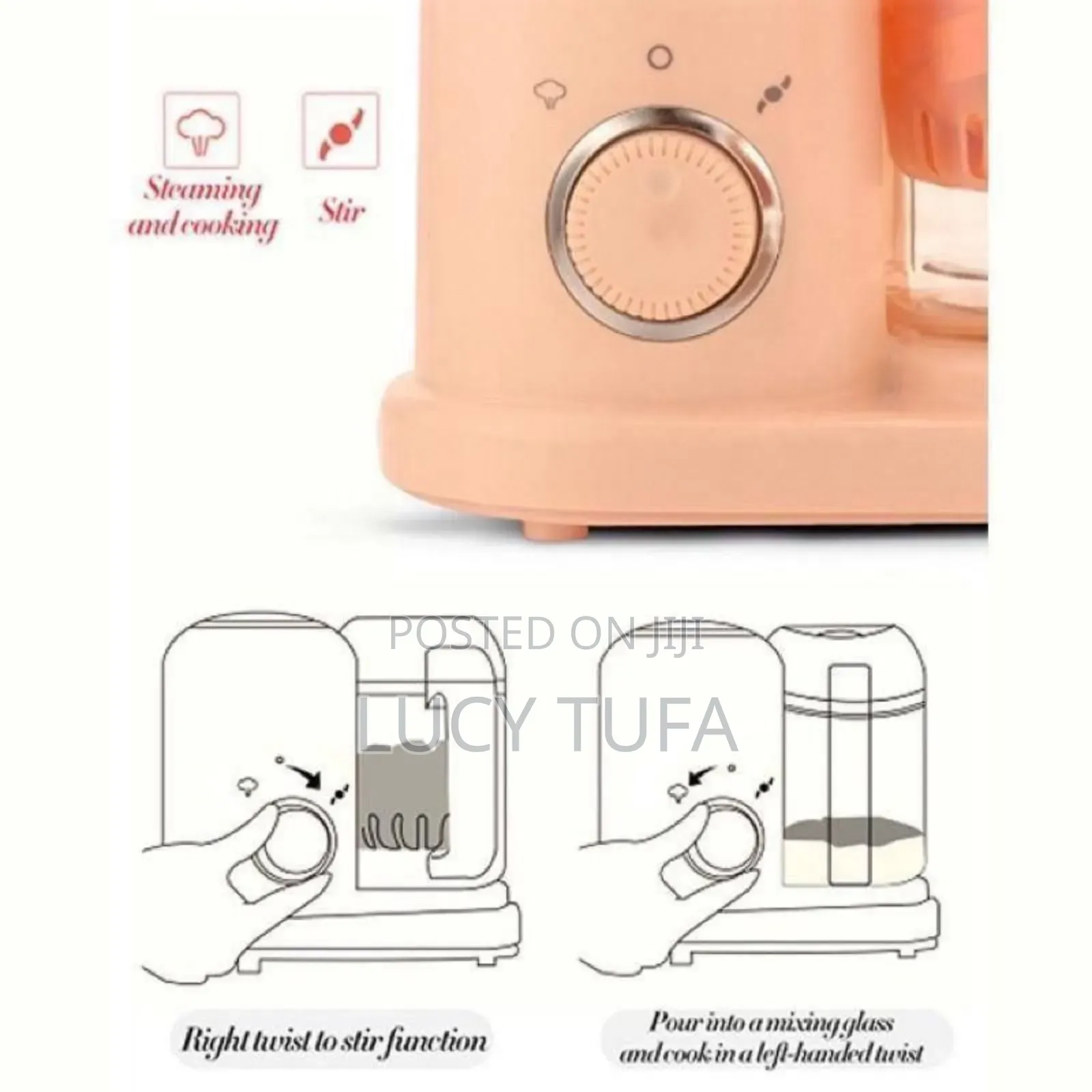 Baby Food Processor With Steamer Grinder