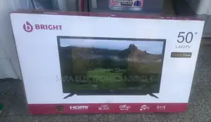 Bright 50" Led Tv Double Screen Free Delivery 10year Warranty