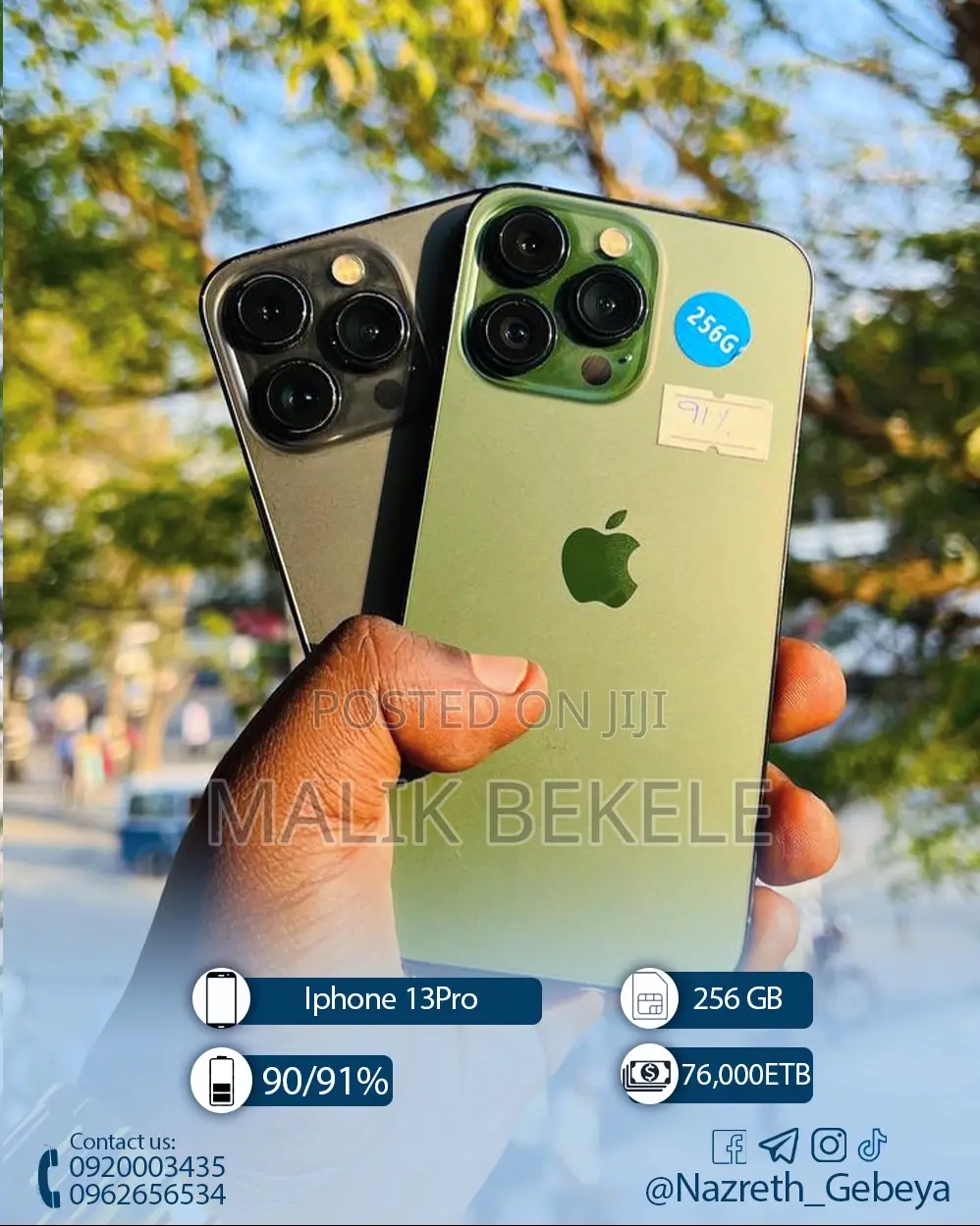 New Apple iPhone 13 Pro 256 GB Green