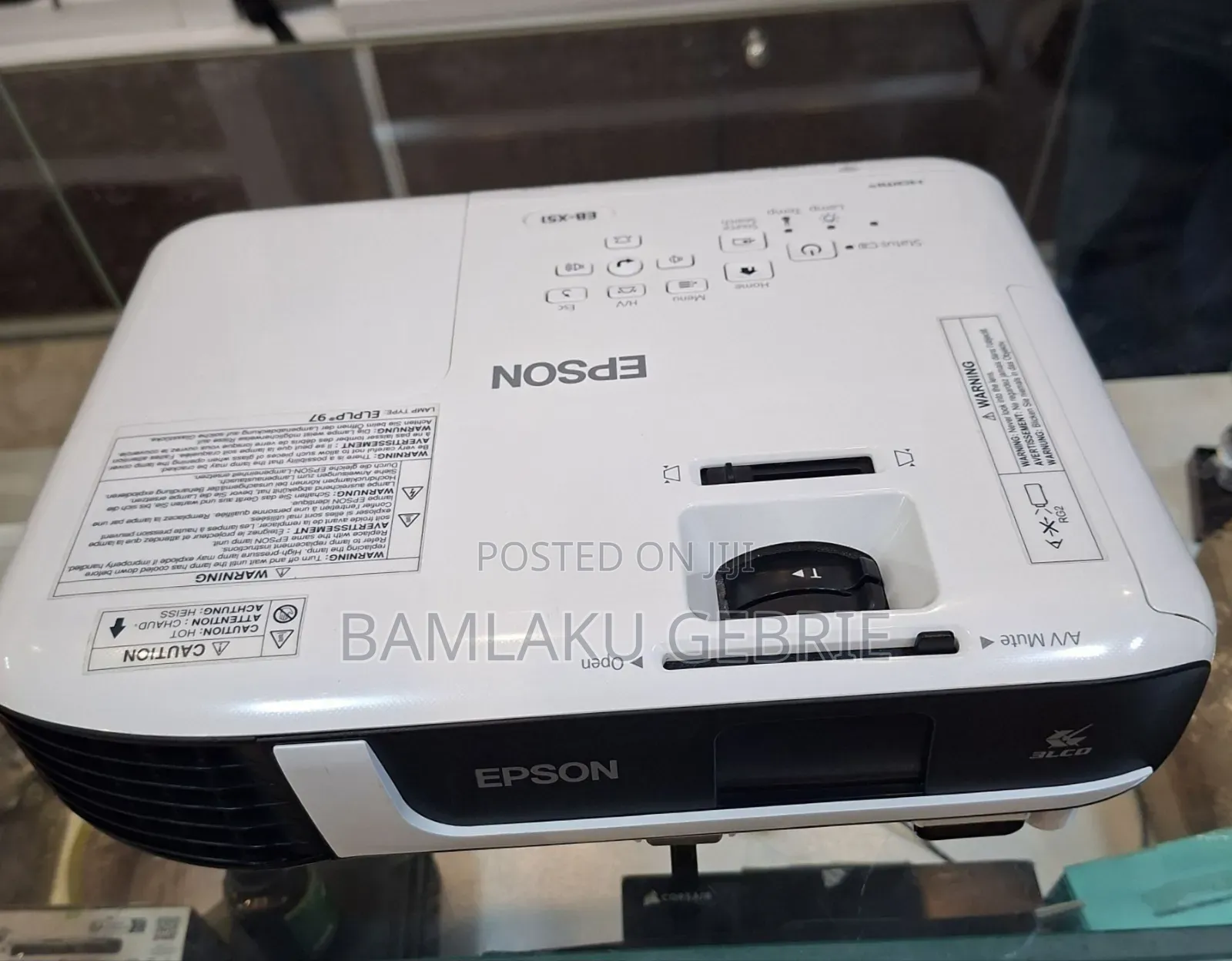 Epson Projector Model: Eb-X51 Has: Bag Remote Model Name: Eb-X51