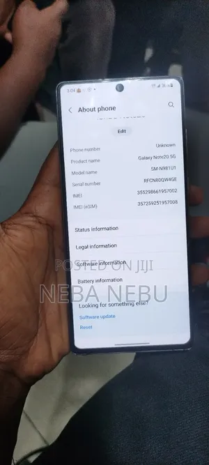 Photo - Samsung Galaxy Note 20 5G 128 GB Black