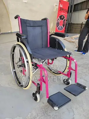 Foldable Wheelchair Can Fold Flat for Convenient Storage and Travel.