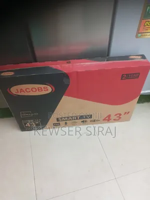 Jacobs Tv 43inch Smart 4,Years Warranty Korea Technology