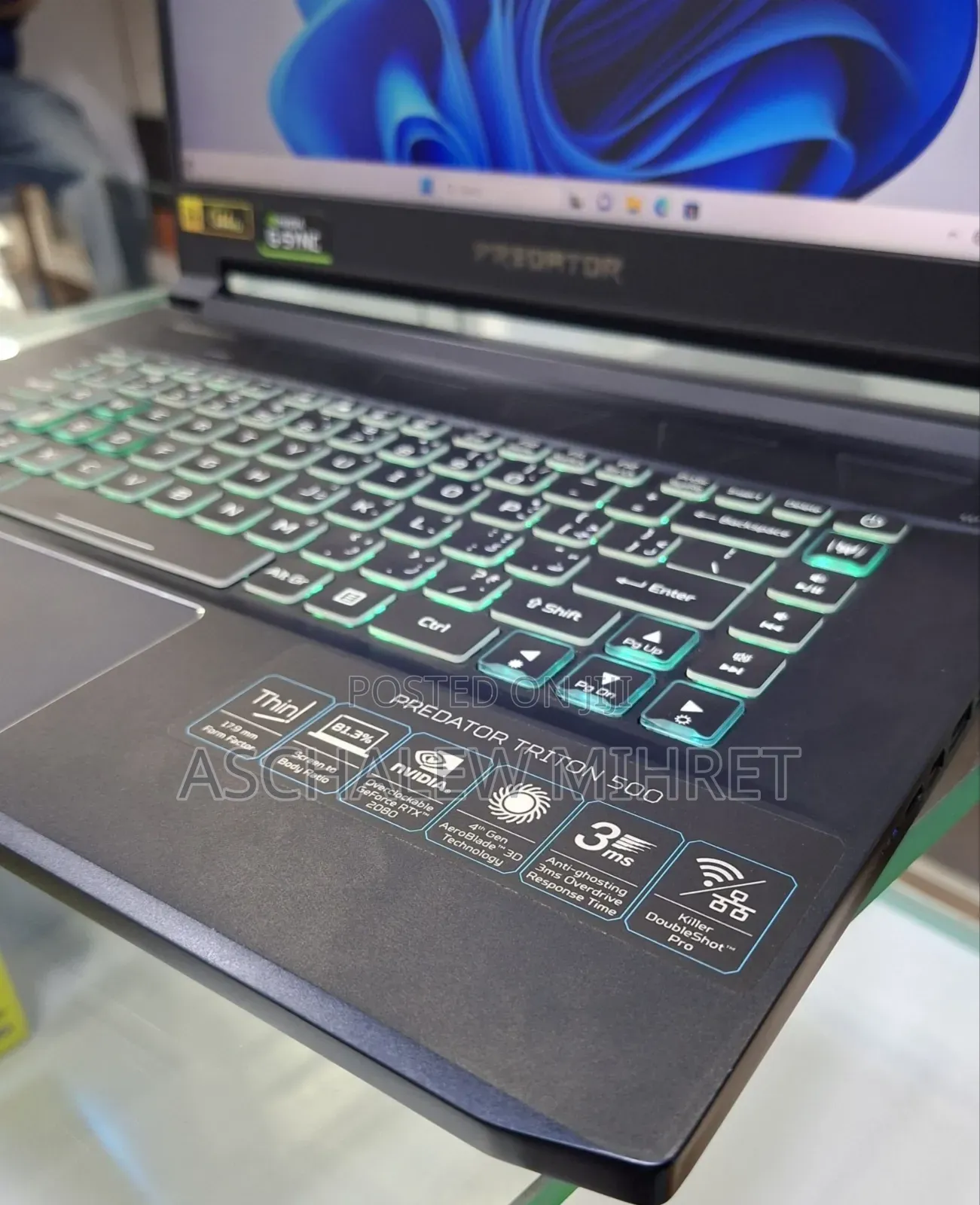 New Laptop Acer Predator 15 16GB Intel Core I7 SSD 1T