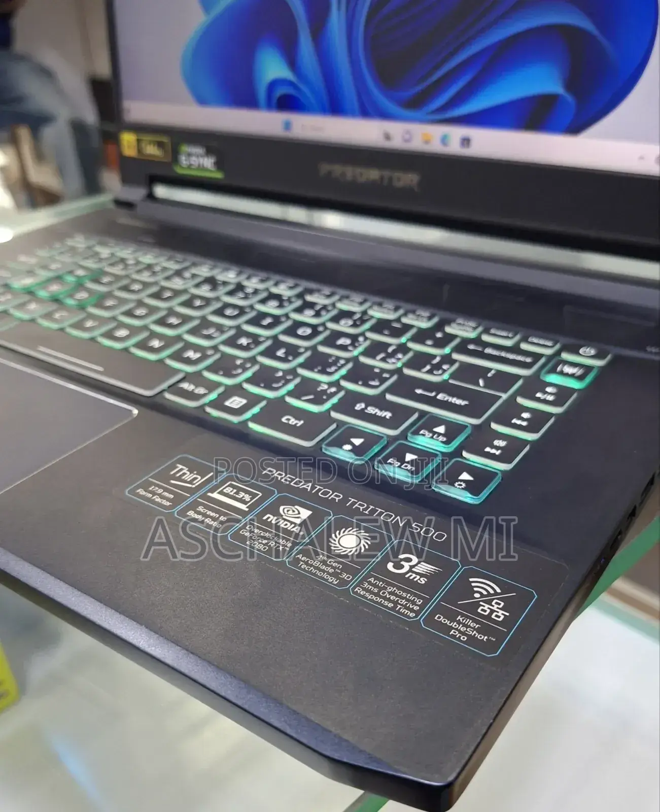 New Laptop Acer Predator 15 16GB Intel Core I7 SSD 1T