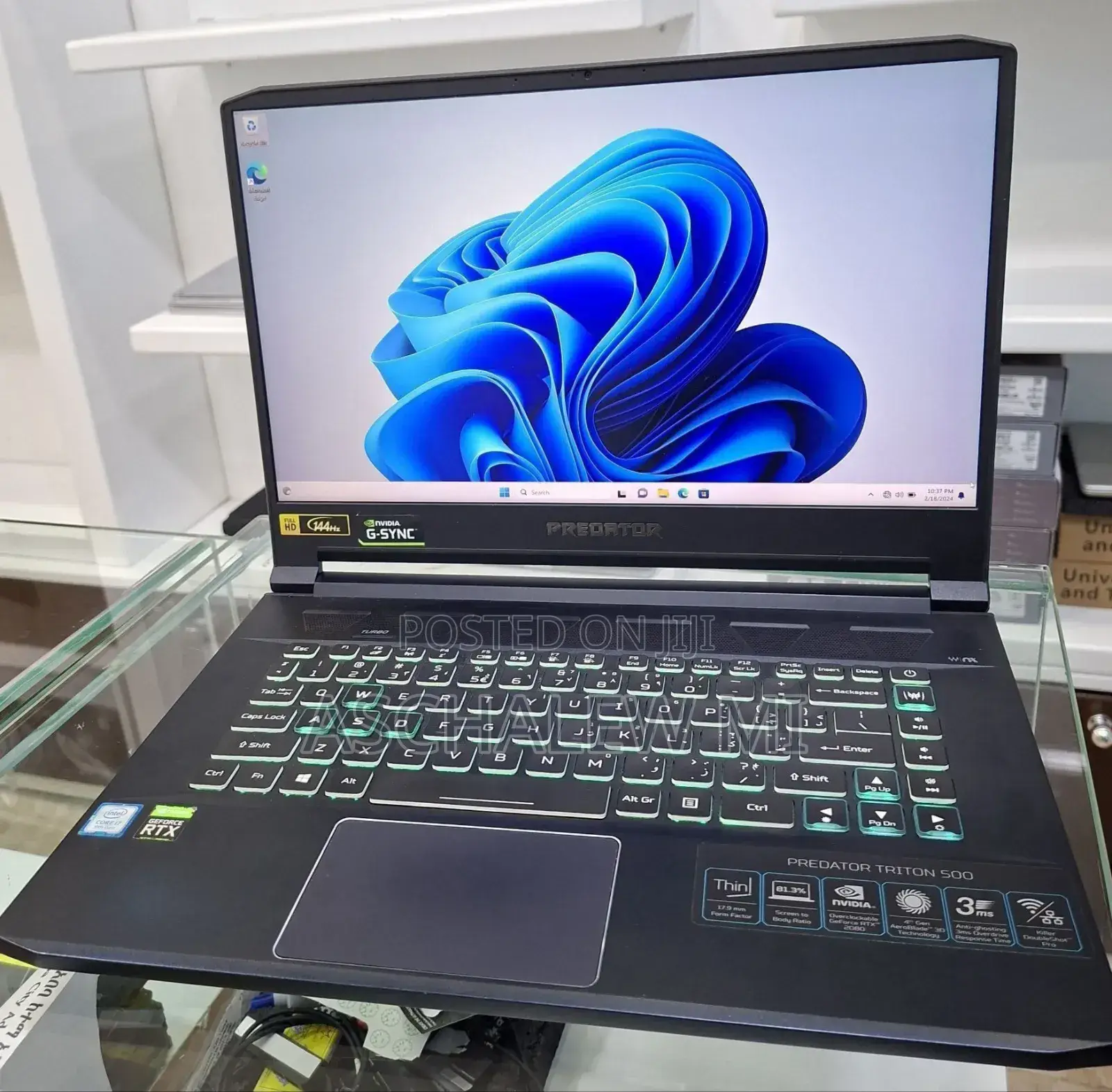 New Laptop Acer Predator 15 16GB Intel Core I7 SSD 1T
