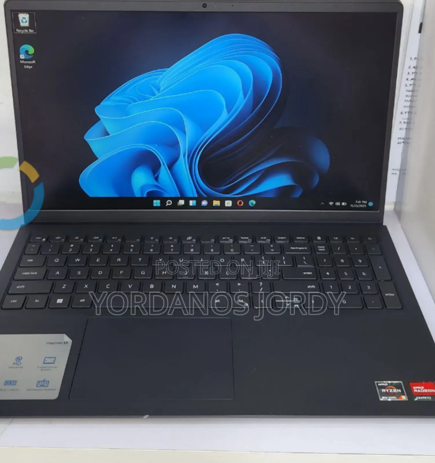 New Laptop Dell Inspiron 15 8GB AMD Ryzen 5 SSD 512GB