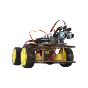 Photo - Arduino Uno 4wd Robotic Car Construction Kit | Line Following Sensors