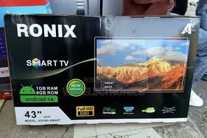 Photo - Ronix 43 Inch Tv Smart Android 14.0 Original Tv New Arrival Tv
