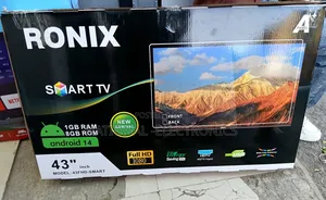 Ronix 43 Inch Tv Smart Android 14.0 Original Tv New Arrival Tv