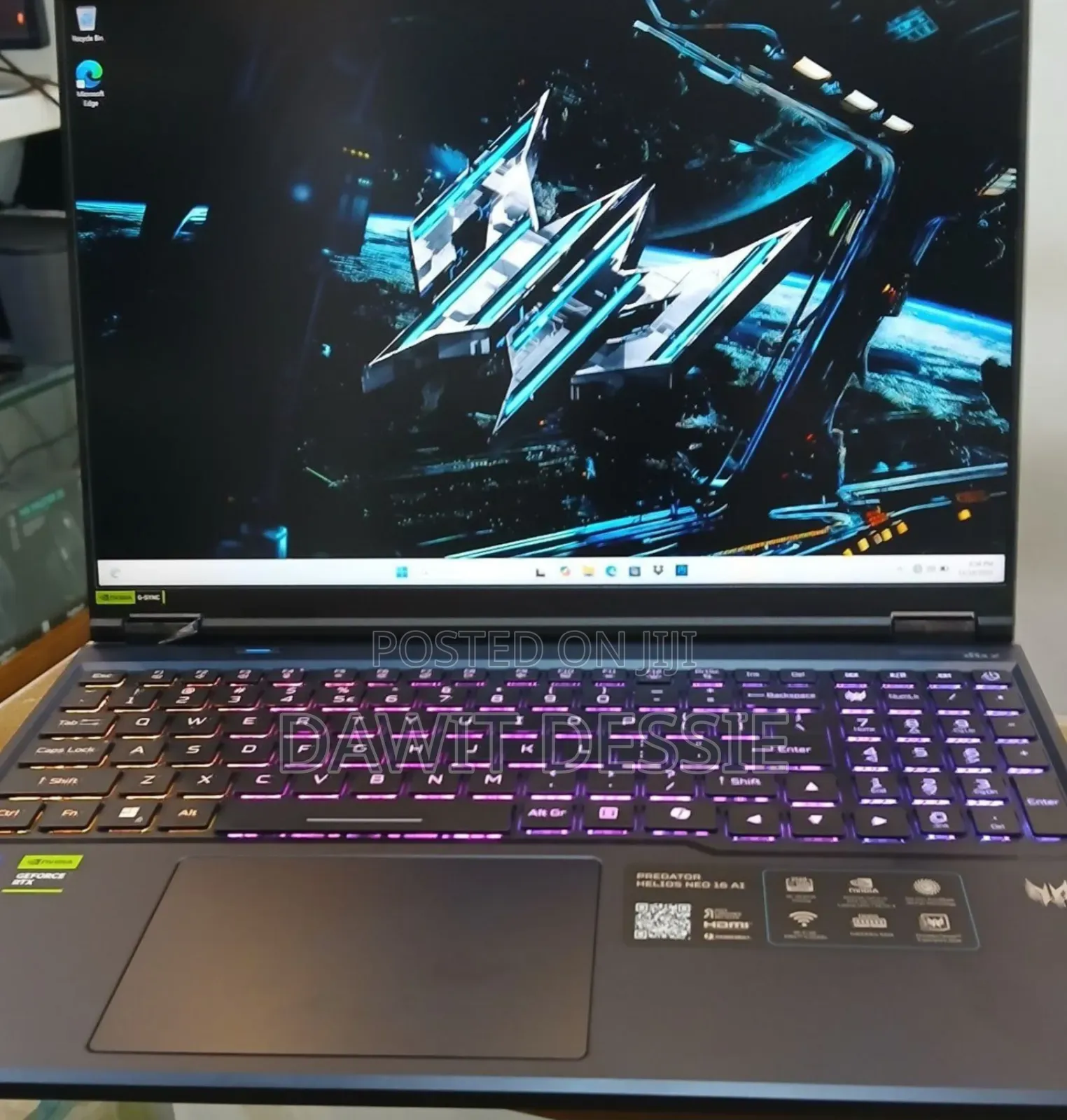 New Laptop Acer Predator Helios Neo 16 32GB Intel Core Ultra 9 SSD 1T