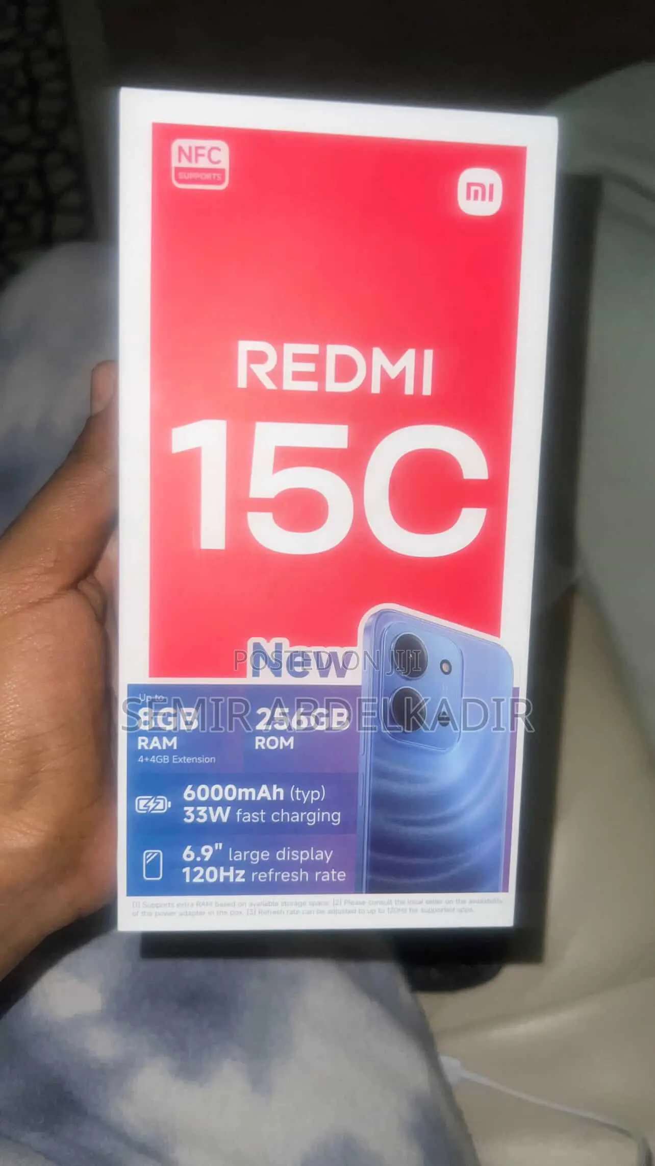 New Xiaomi Redmi 15C 4G 256 GB Black