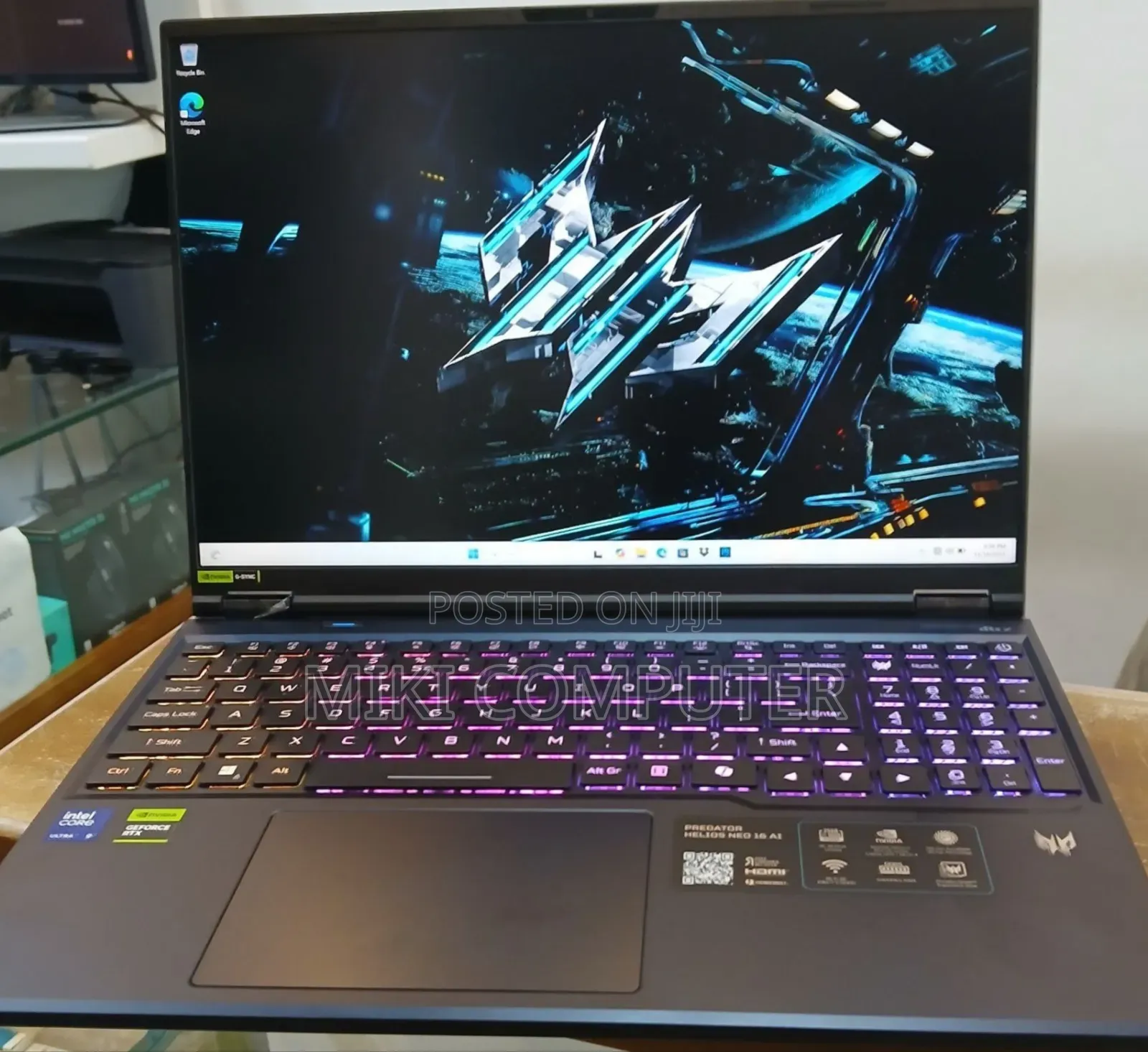 New Laptop Acer Predator Helios Neo 16 16GB Intel Core I9 SSD 1T