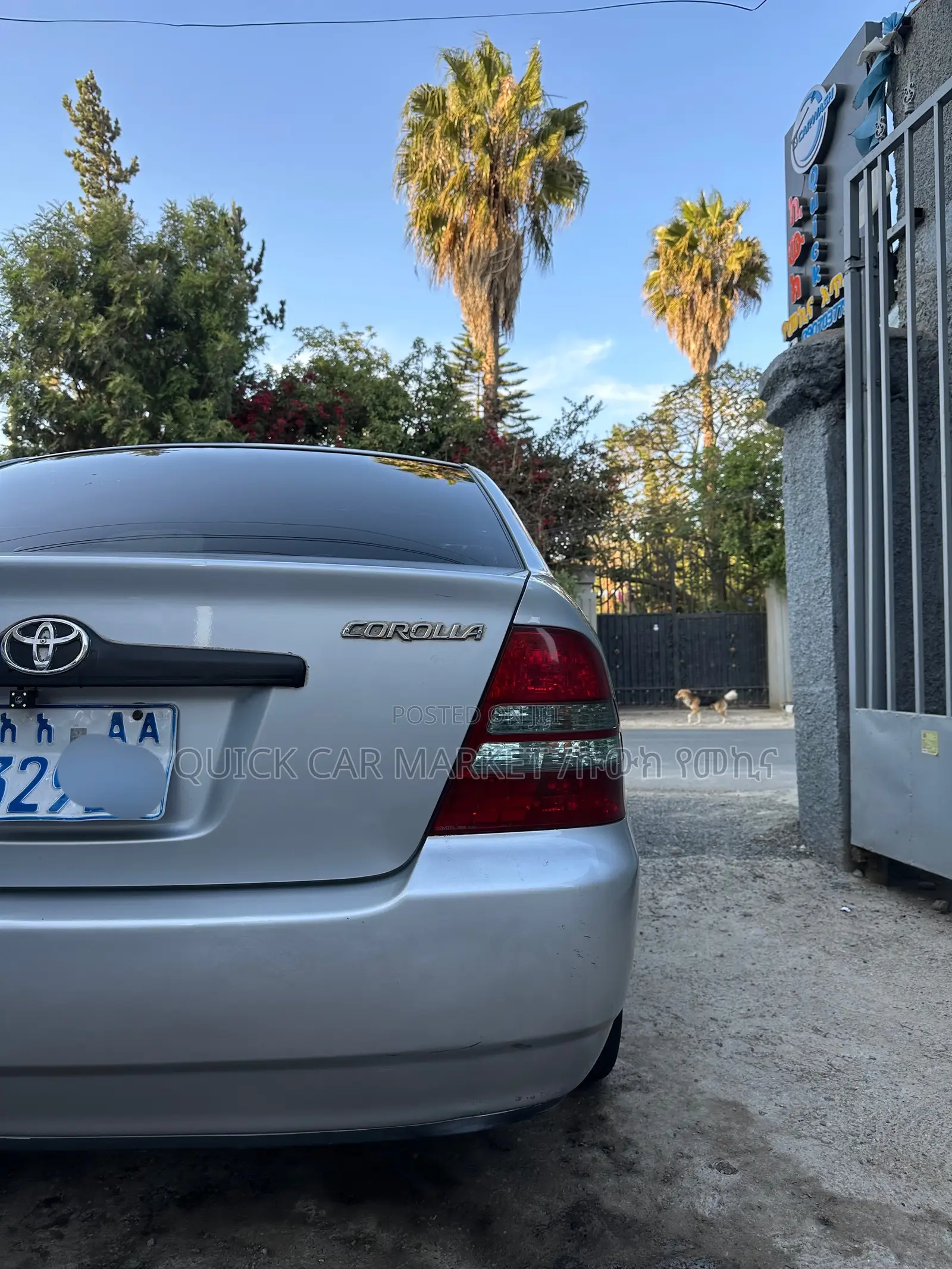 Toyota Corolla Sedan Automatic 2003 Silver
