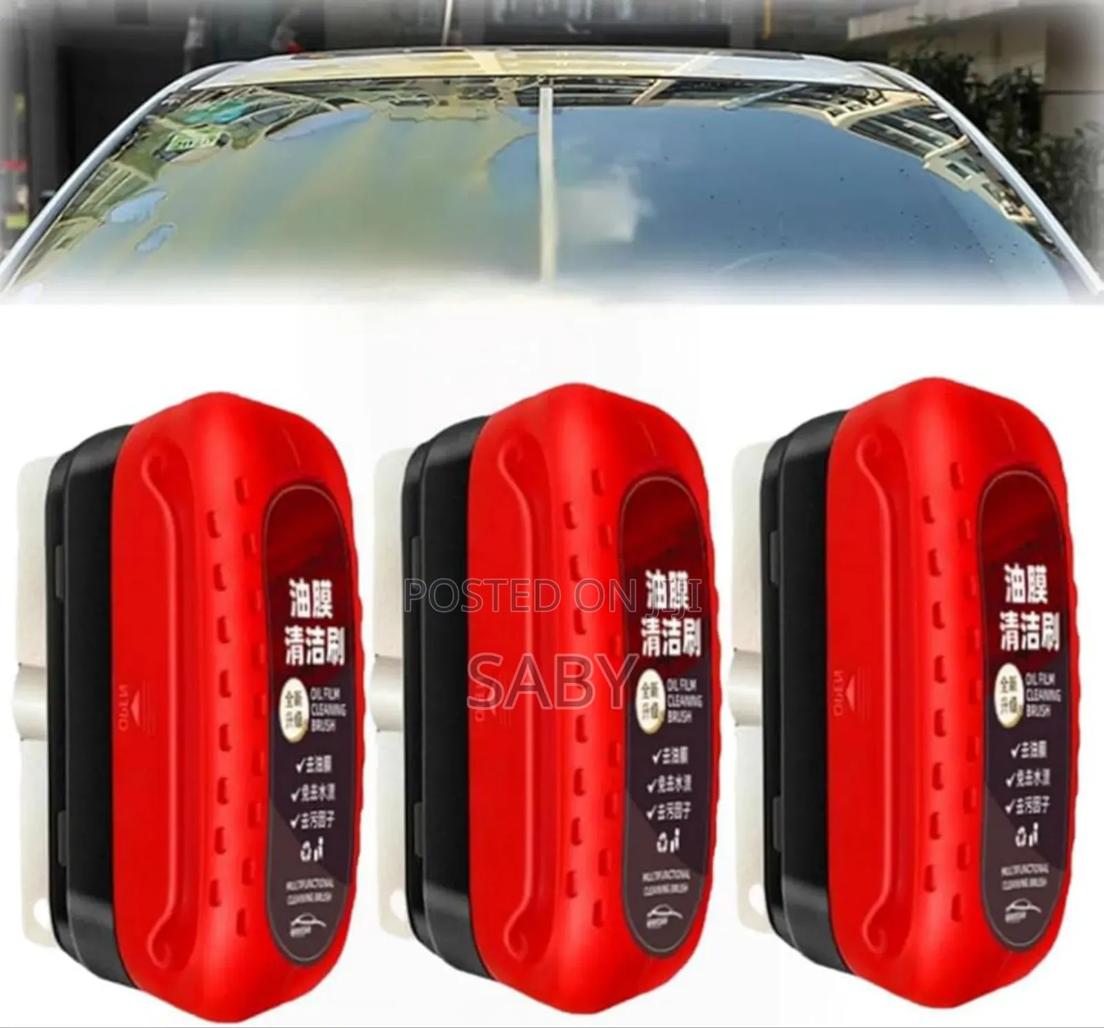 Oil Film Car Glass Cleaning