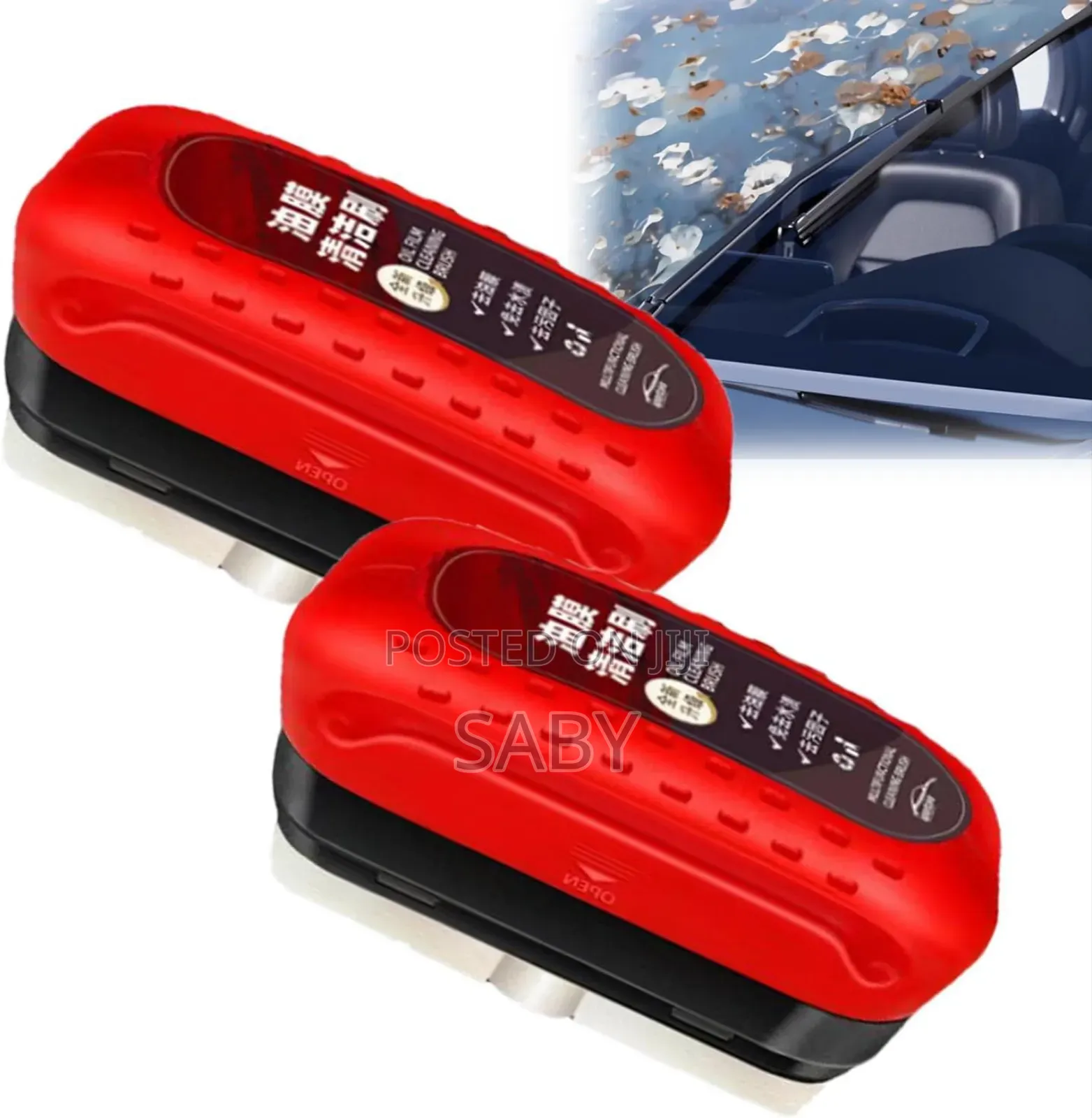 Oil Film Car Glass Cleaning