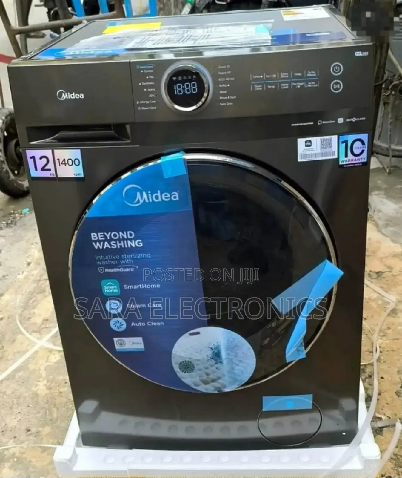 ◍Midea 12/8 Washing Machine ◆ Free Delivery 10 Years Warranty ▤