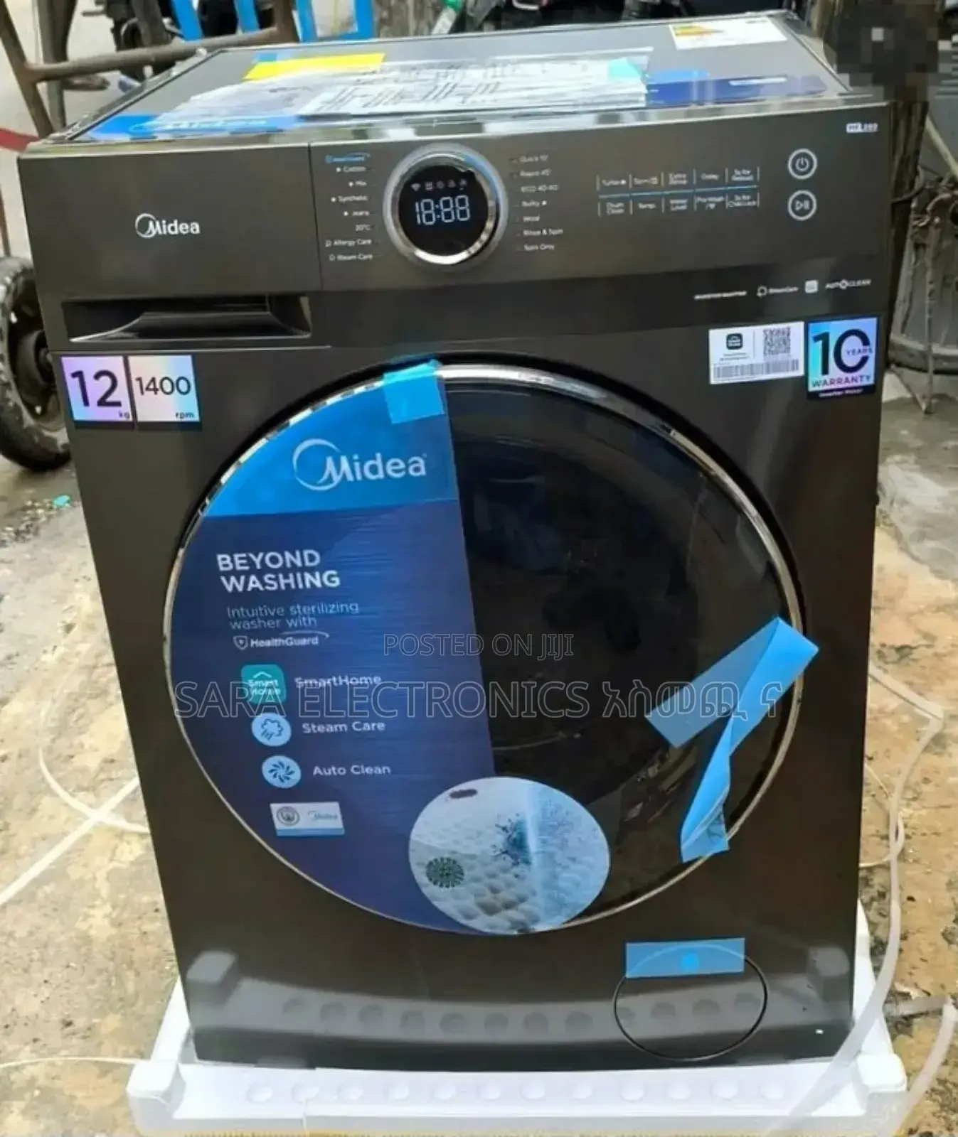 ◍Midea 12/8 Washing Machine ◆ Free Delivery 10 Years Warranty ▤