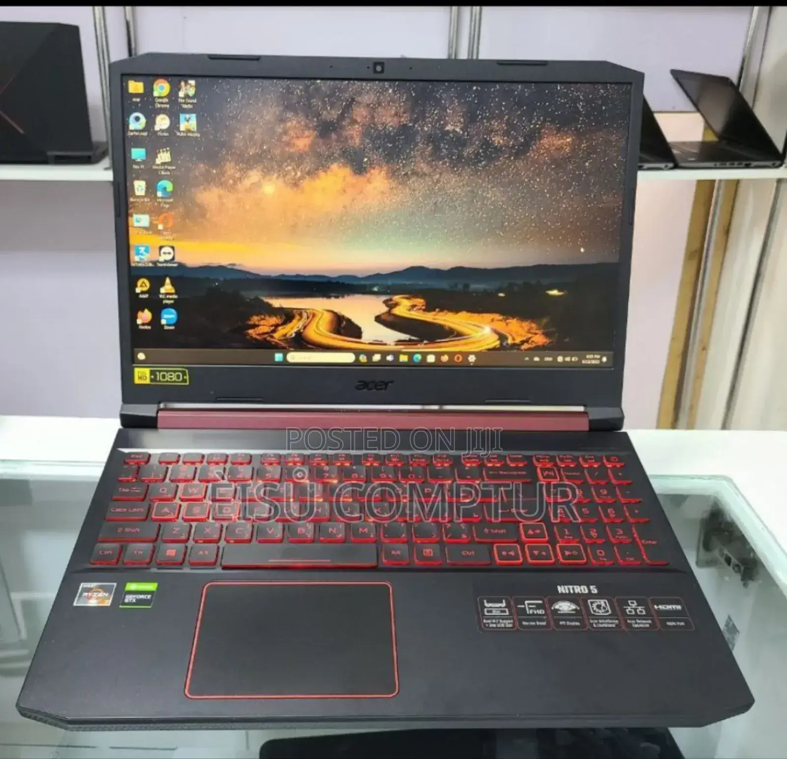 New Laptop Acer Nitro 5 16GB AMD Ryzen 7 SSD 1T