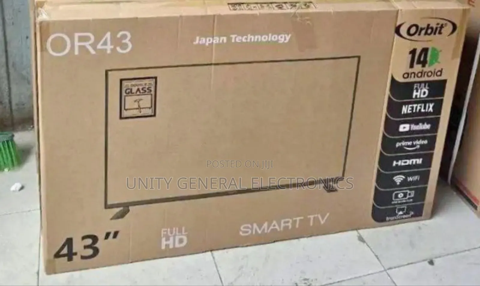 Orbit 43" Smart Tv New 2025