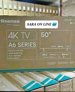 ◎Hisence 50" a-6 Series Tv ◉10 Years Warranty ◉Free Delivery