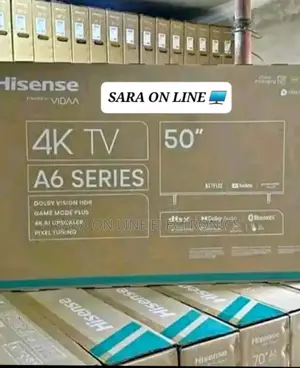 ◎Hisence 50" a-6 Series Tv ◉10 Years Warranty ◉Free Delivery