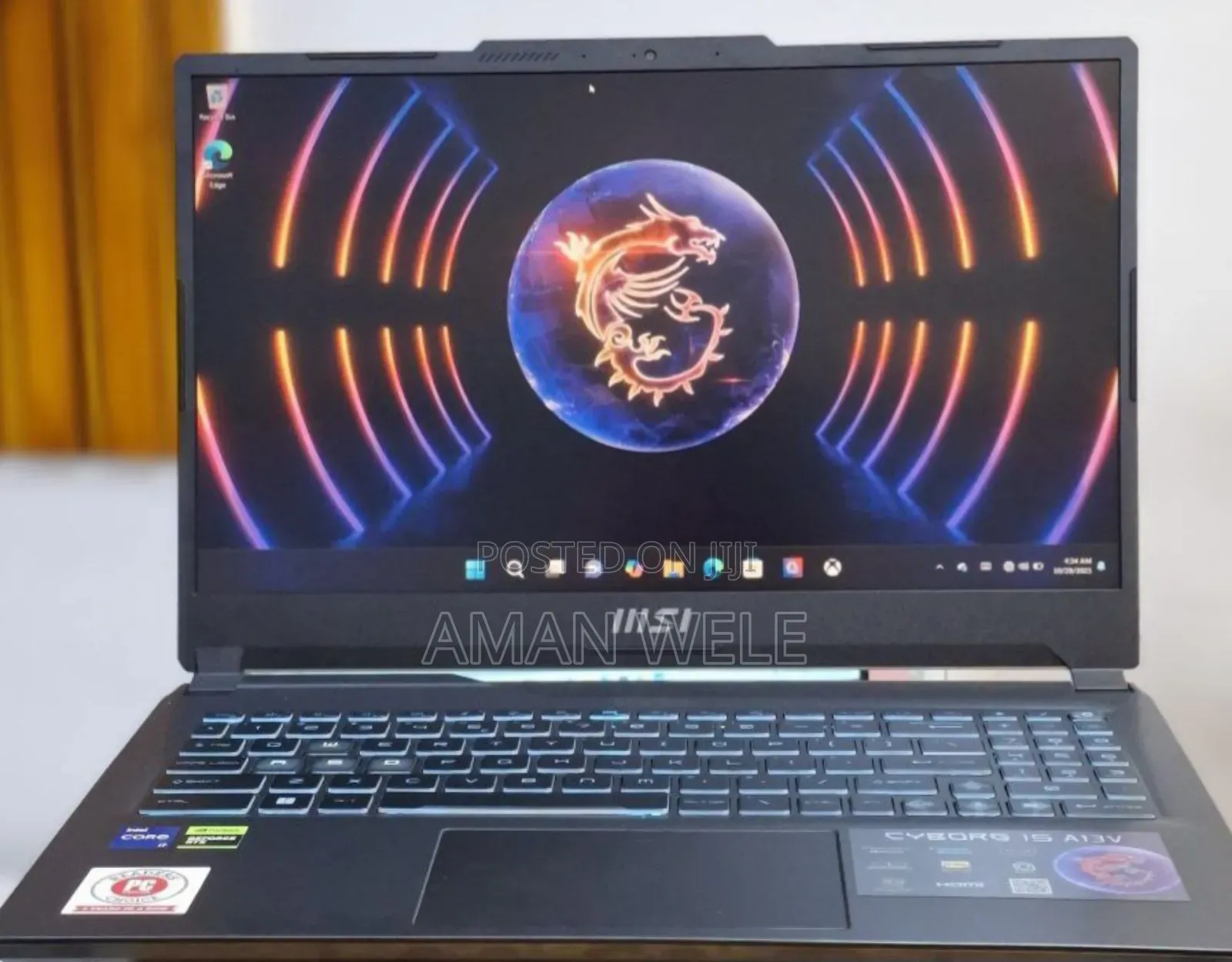 New Laptop MSI GF63 16GB Intel Core I7 SSD 512GB