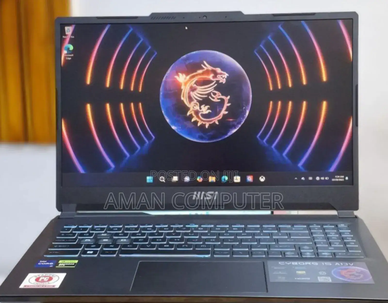 New Laptop MSI GF63 16GB Intel Core I7 SSD 512GB