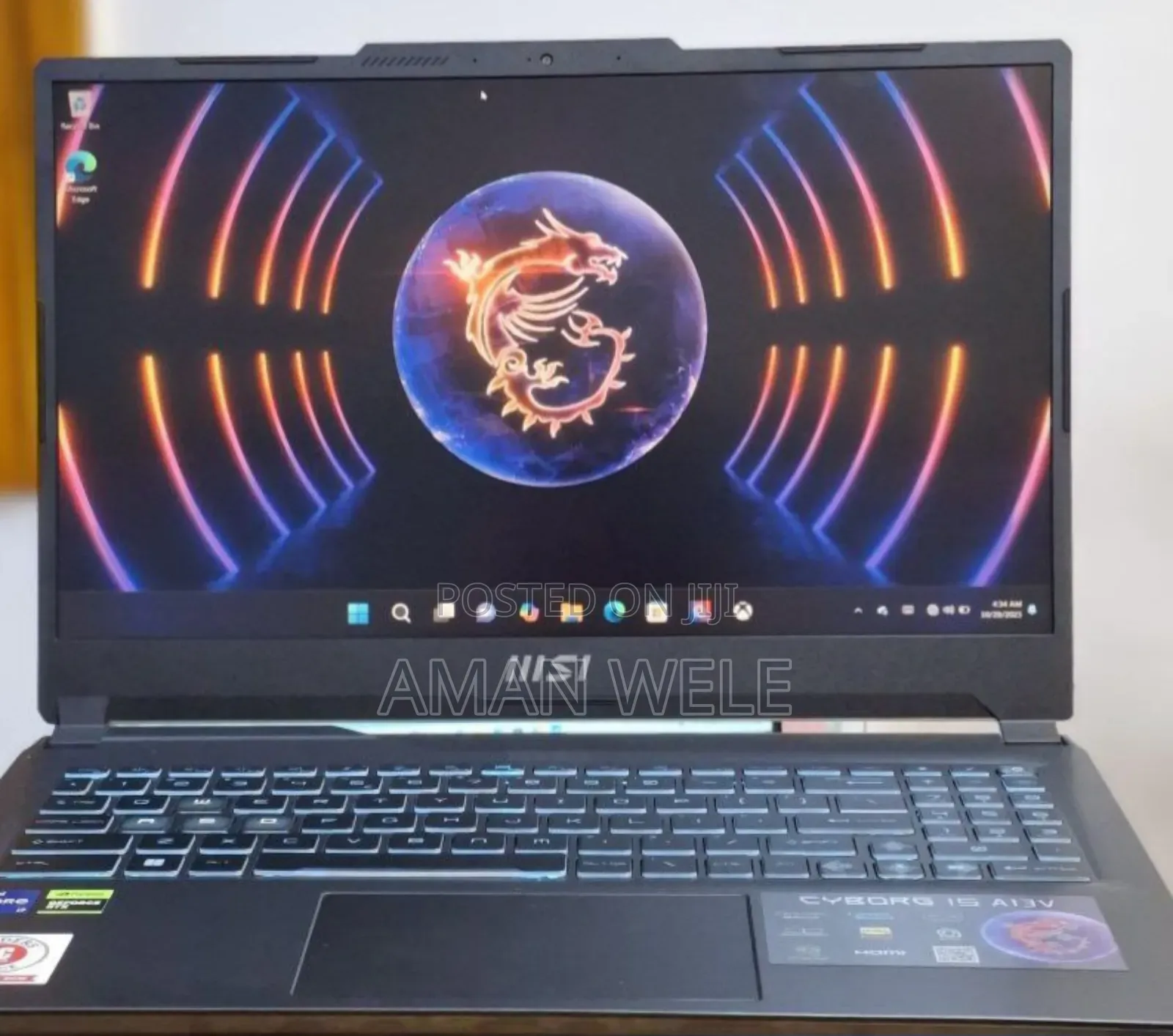 New Laptop MSI GF63 16GB Intel Core I7 SSD 512GB