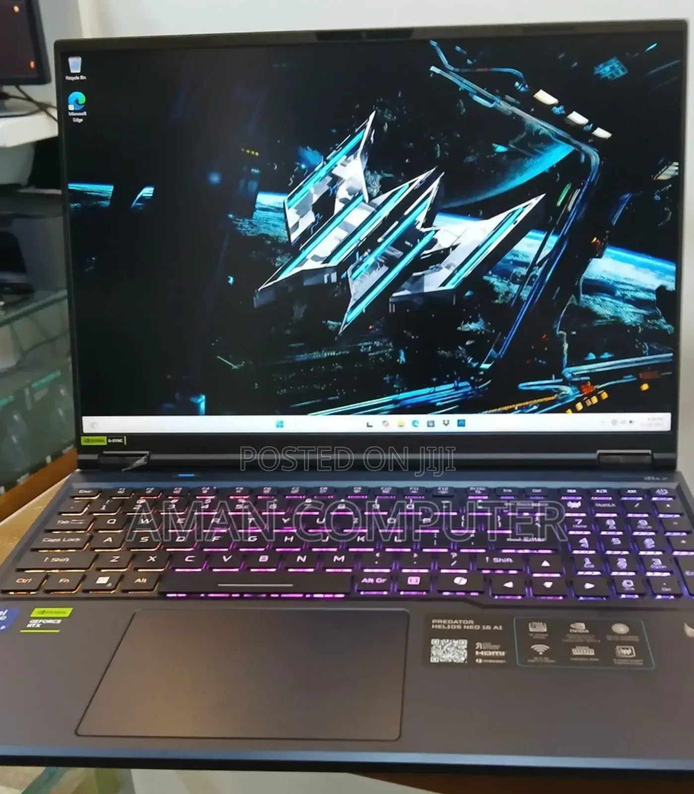 New Laptop Acer Predator Helios Neo 16 32GB Intel Core Ultra 9 SSD 1T
