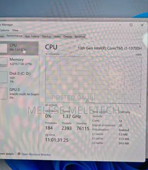 New Laptop HP 16GB Intel Core I7 SSD 1T