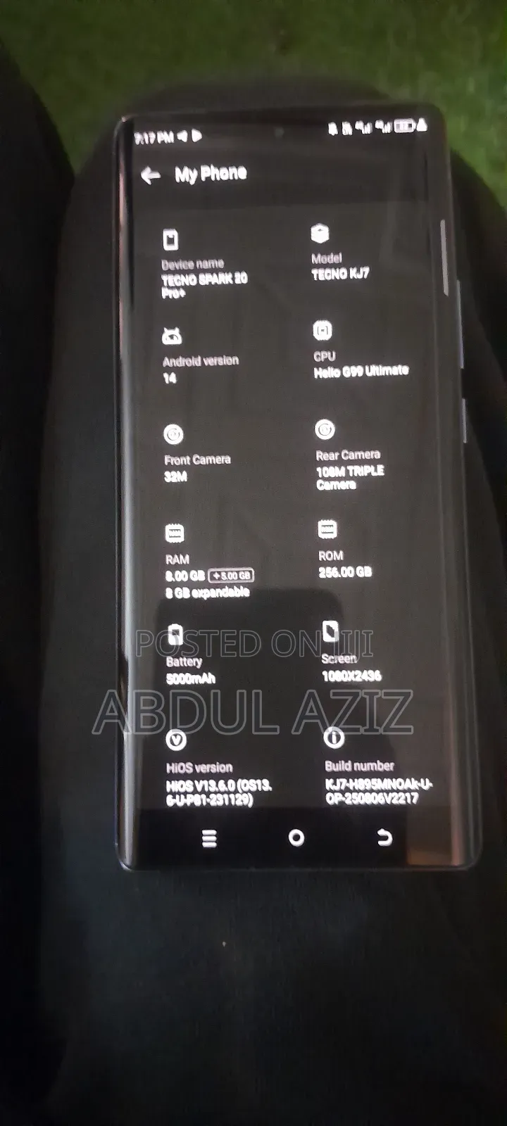 New Tecno Spark 20 Pro Plus 256 GB Black