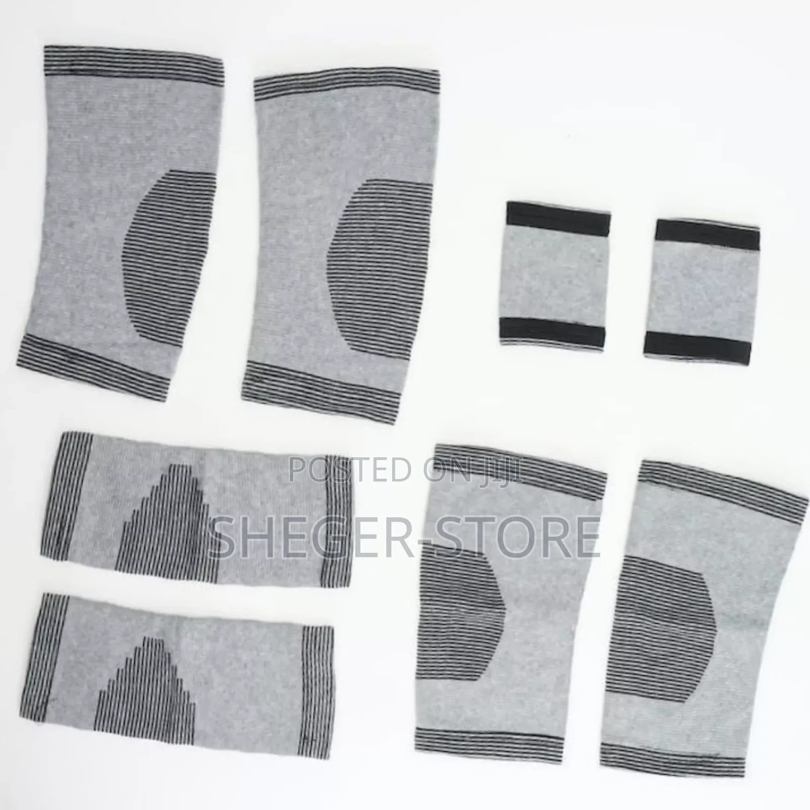 Orginal 8pcs Bamboo Charcoal Fitness Protective Gear Set