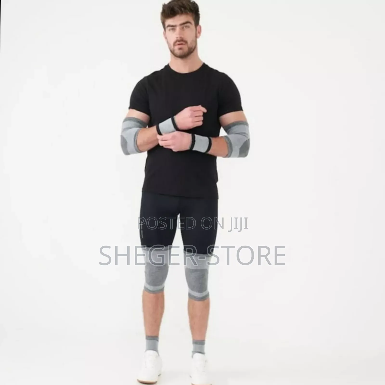 Orginal 8pcs Bamboo Charcoal Fitness Protective Gear Set