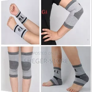 Orginal 8pcs Bamboo Charcoal Fitness Protective Gear Set