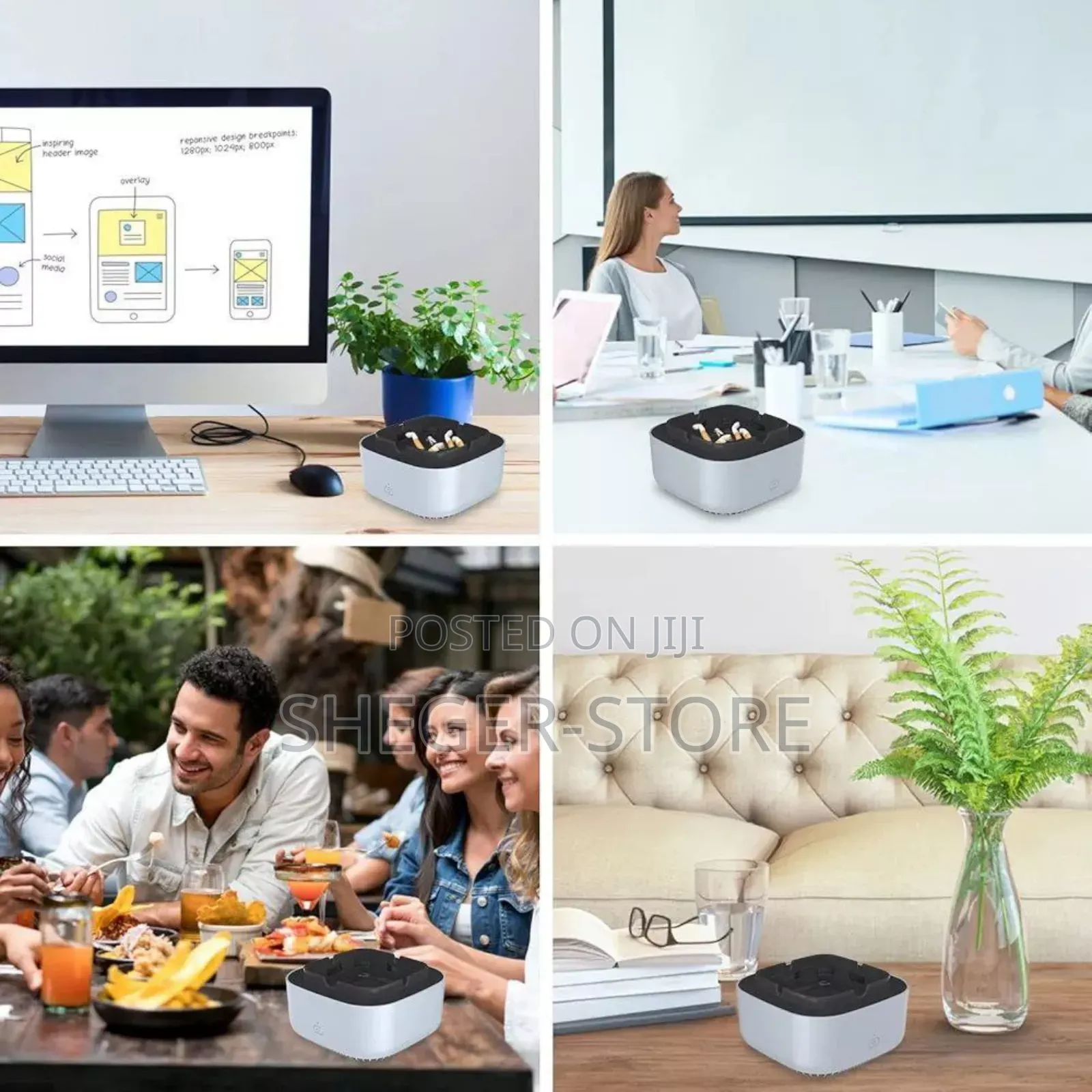 Orginal Smokeless Ashtray With Air Purifier